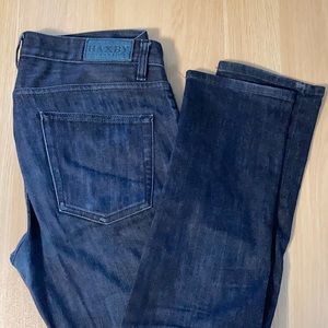 Men's Haxby collective rigid denim skinny jeans size 33
